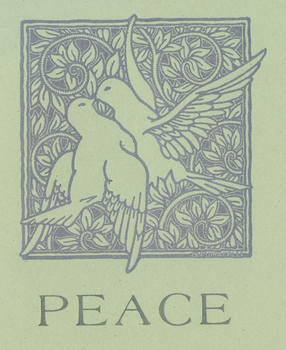 Peace Doves card