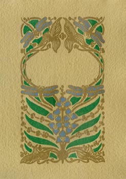 letterpress printed cover