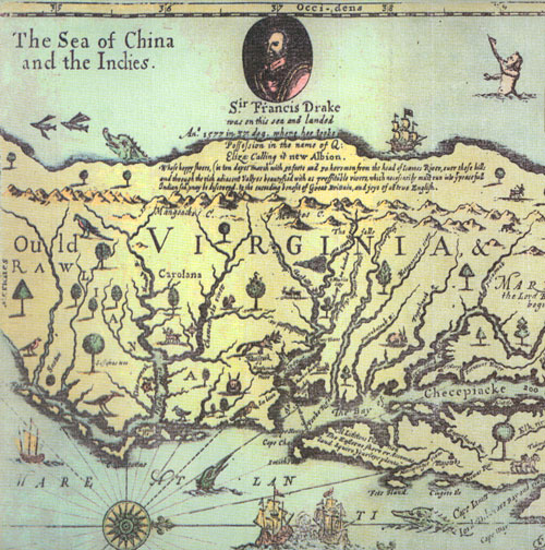 Chesapeake Bay map detail