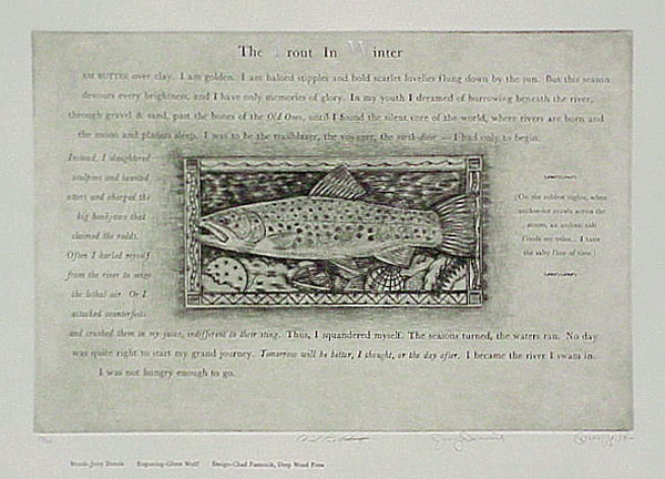 trout in winter