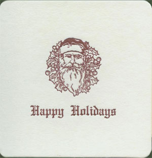 Santa Coaster